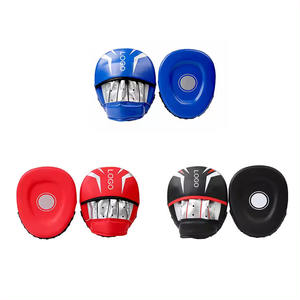 Hot Selling Custom Logo Leather Focus Pads Adjustable <b>Wrist</b> <b>Strap</b> for Professional Training Kickboxing Martial Arts Commercial - Product Image 2
