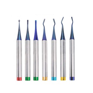 ชุดลิฟต์รากสแตนเลสสำหรับทันตกรรมรากฟันเครื่องมือผ่าตัดรากฟันสำหรับผู้เชี่ยวชาญทางทันตกรรม - Product Image 6