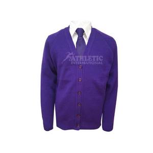 College and University Wear <b>Men</b> Clothing Knitted Sweaters V Neck Top Quality Cotton Wool Breathable Winter Solid Color Sweater - Product Image 1