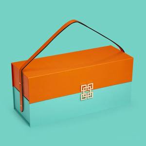 Caja de embalaje de cartón portátil de doble capa - Product Image 1