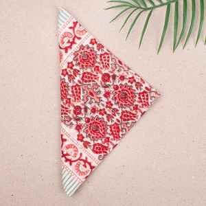 Bandana en coton fait main, foulard bohème pour cheveux, cadeau d'été - Product Image 4