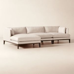 Ensemble de meubles de salon de patio haut de gamme avec canapé en bois de teck et table basse ronde sectionnelle extérieure pour le bord de la piscine ou le jardin - Product Image 2