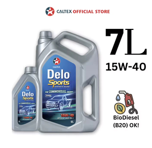 Caltex Delo Sports Synblend 15W-40 Aceite de motor semisintético de plástico de alto rendimiento de 18,5 KG/6L + 1L para camiones - Product Image 4