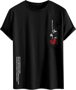 เสื้อยืดโอเวอร์ไซส์ลายกราฟิกสำหรับผู้ชาย สไตล์ฮิปสเตอร์ ใส่ได้ทั้งชายและหญิง ลายพิมพ์ลำลอง สไตล์ฮาราจูกุ - Product Image 5