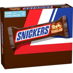 Barras de chocolate con leche SNICKERS tamaño completo, barra de 1.86 oz, caja de 48 unidades - Product Image 2
