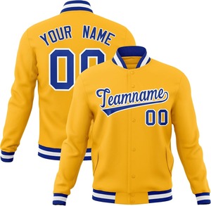 Logo d'équipe personnalisé OEM ODM, veste Letterman de lycée, collège, baseball, broderie par sublimation pour le printemps - Product Image 1