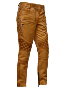 กางเกงหนังสำหรับผู้ชายกางเกงแฟชั่นสำหรับฤดูหนาว - Product Image 2