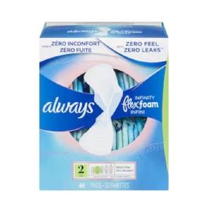 Acheter Always Infinity Coussinets Féminins pour Femmes Coussinets Flexfoam avec Ailes Taille 2 Doux Confortable Absorbant Fuite Garde à Vendre - Product Image 3