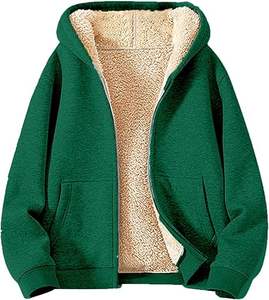 Veste d'hiver matelassée à capuche légère pour homme, avec capuche amovible et fermeture éclair, vêtements d'hiver pour homme, logo personnalisé - Product Image 3