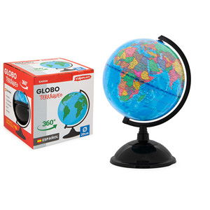 20cm World <strong>Globe</strong> with Stand Geography Product in Spanish - Product Image 1