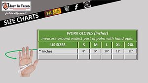 Gants de soudage en cuir résistants à la chaleur, bleu royal-Logo personnalisable - Product Image 6