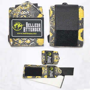 Elástico 18 pulgadas par levantamiento de pesas muñequeras personalizadas accesorios de fitness personalizados ajuste cruzado - Product Image 4