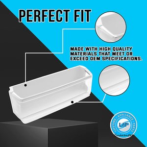 Étagère de porte gauche en plastique neuve Lifetime Appliance AAP73252302 pour réfrigérateurs LG, Kenmore, Sears à usage domestique - Product Image 4
