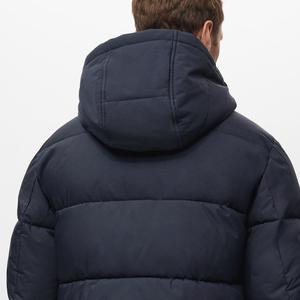 Veste matelassée pour homme en tissu uni, coupe classique, fermeture éclair, décontractée, chaude pour l'hiver, tendance 2026, veste matelassée de haute qualité pour homme - Product Image 6