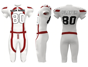 Uniforme de fútbol americano personalizado al por mayor de fábrica, ropa de equipo OEM, ropa deportiva transpirable de secado rápido, proveedor de tela suave Reversible - Product Image 6