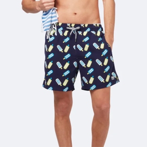 Custom Logo Wholesale Men's Sublimation Inseam Blank <b>Jogger</b> Casual With Pockets Summer Swimwear Beachwear for Men Swim Trunks - Product Image 5