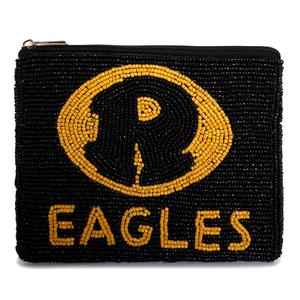 Handmade Colorful Beaded <b>Coin</b> <b>Purse</b> Brazeal Studio 6x4.5" Kids Teens Zipper Closure Fabric Wallet Embroidered Custom Wholesale - Product Image 5