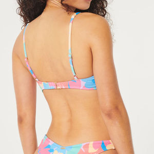 Ropa interior sublimada personalizada de alta calidad y bikini para mujer, ropa de playa con parte superior con cordón ajustable - Product Image 2