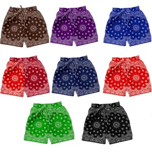 กางเกงขาสั้นผู้ชาย,กางเกงเอวยางยืดมีโลโก้และกระเป๋า2ชิ้น - Product Image 3