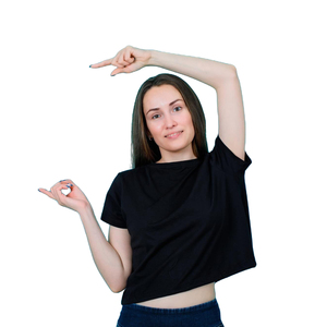 T-shirts lourds pour femmes t-shirt décontracté pour femmes t-shirt surdimensionné femmes respirant 100% coton - Product Image 4