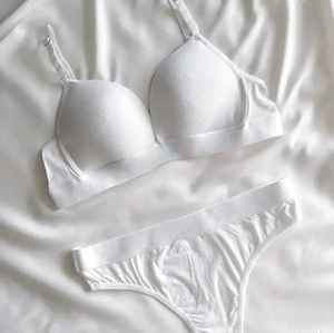 Ensemble de bikini personnalisable avec micro-soutien-gorge, motifs à carreaux, fruits, animaux et unis, décorations en strass et dentelle, logo sur la taille avant - Product Image 2