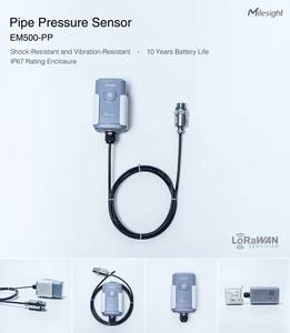 Capteur de pression de tuyau LoRaWAN EM500-PP Milesight 0 ~ <span class=keywords><strong>1600</strong></span> <span class=keywords><strong>KPa</strong></span> IP67 pour mesurer les pressions des liquides et des gaz - Product Image 6