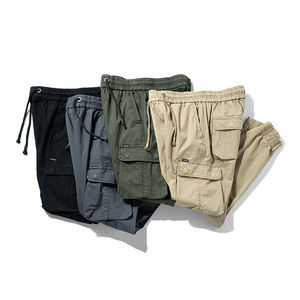 Pantalon de jogging pour hommes de haute qualité pantalon de survêtement personnalisé de qualité supérieure avec poches haut coton polyester motif droit lavage coloré - Product Image 5