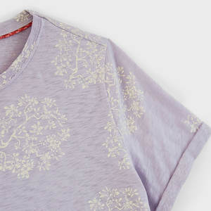 Fabricación 100% Camiseta de manga corta de moda de alta calidad para mujer Camiseta hecha a medida para mujer - Product Image 6