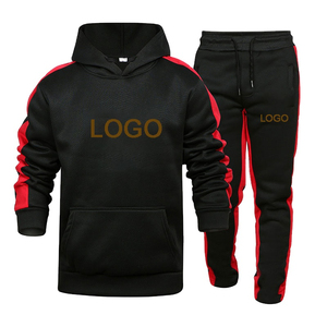 Venta al por mayor sudaderas atléticas de alta calidad varios colores 100% algodón Jogging trajes chándales para hombres tendencia en 1970 chándales - Product Image 2