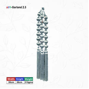 พวงมาลัยดอกไม้ประดิษฐ์จากผ้าไหมสำหรับตกแต่งภายใน ขายส่ง AFF-Garland-2.3 ราคา 950 บาท/10 ชิ้น - Product Image 1