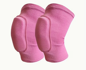 Genouillères noires élastiques respirantes antidérapantes en nylon tricoté, spandex et polyester, unisexe, pour l'entraînement au volley-ball - Product Image 4