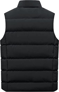 Gilets matelassés légers pour hommes, chauds et confortables pour l'extérieur, style urbain, avec logo imprimé personnalisé OEM, gilets rembourrés sans manches pour hommes - Product Image 5