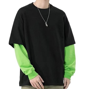 เสื้อยืดผู้ชายทรงหลวม ระบายอากาศได้ดี คุณภาพสูง ผ้าเจอร์ซีย์คอตตอน 100% แบบสองชั้น  ผู้ผลิตเสื้อผ้าผู้ชาย เสื้อยืดทรงบ็อกซี่ - Product Image 6