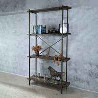 Meubles de bureau et d'étude modernes pour la maison, étagères métalliques, bureau en fer peu encombrant pour l'école, appartement, cuisine, hôtel, salon (Vietnam)