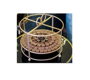 Bol de service élégant pour chocolat Bol à chocolat en fil de métal argenté de qualité supérieure Plateau de table Bol de service pour bonbons au chocolat Meilleur prix - Product Image 1