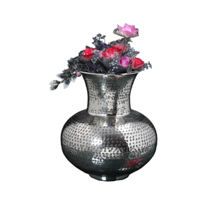 Meilleure vente Vase décoratif moderne en aluminium Vase à fleurs en métal de haute qualité pour la maison, le salon, le mariage et la décoration de table - Product Image 1