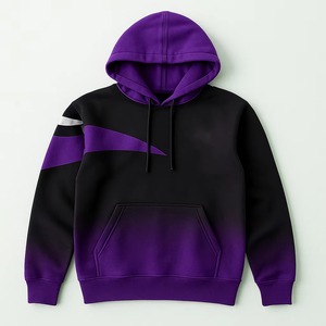 เสื้อฮู้ดแบบสวมหัวมีฮู้ดผ้าคอตตอนผ้าฟลีซย้อมสีล้วนสำหรับใส่ในฤดูหนาวสไตล์100% ผลิตจากปากีสถานตามสั่ง - Product Image 1