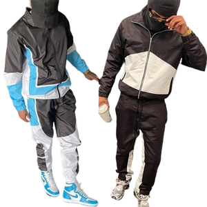 Taille personnalisée, survêtement coupe-vent à manches longues avec fermeture à glissière, tissu durable, excellent choix pour l'entraînement en plein air - Product Image 2