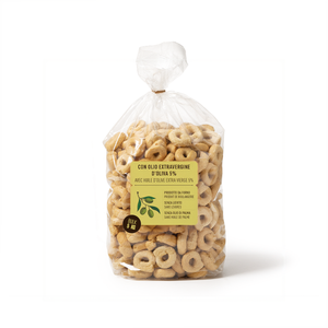 Made in Italy Classic Tarallini <b>Crunchy</b> Salty Snack with Extra Virgin Olive Oil 5kg Bulk Puglia Sapori S.r.l. Model CTL9 - Product Image 1