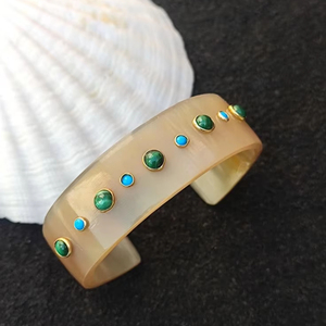 SON BANGLES PULSERAS CUERNO DE BÚFALO BRAZLES y pulseras MODERNAS Venta al por mayor Pulsera artesanal de moda más nueva - Product Image 1
