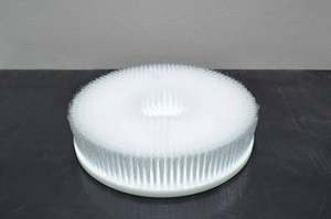 Disc white bristle <b>brush</b> for industrial use - Product Image 3