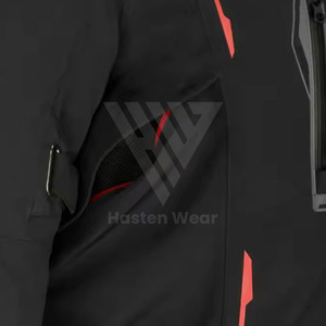 Veste de moto pour homme, design personnalisé, marque privée, pour un usage décontracté, sécurité, sport, veste de moto pour homme - Product Image 4