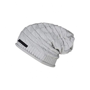 Gorros bordados personalizados a rayas para hombres y mujeres, gorros de calavera de invierno de calidad del fabricante - Product Image 3