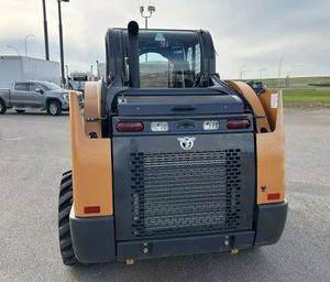 Used Case Loader Model SV185B Skid Steer Loader with Sweeper Attachment Bucket in Good Condition for Sale - Product Image 3