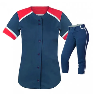 Uniforme de baseball de haute qualité avec ensemble complet de boutons, séchage rapide, respirant, recyclable, uniforme de baseball unisexe - Product Image 5