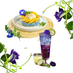 Prix d'usine 100% naturel Fleurs de pois papillon séchées et poudre en vrac emballées pour une utilisation dans le thé vert et la pâtisserie. - Product Image 4