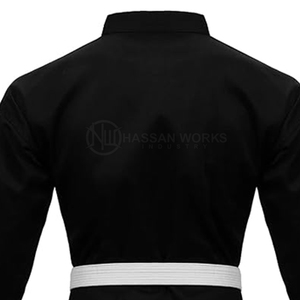 OEM Vente chaude Uniforme de Taekwondo à manches longues 100% coton respirant à séchage rapide personnalisable Arts martiaux Vente en gros - Product Image 5