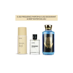 E-202 Desodorante en Spray y Gel de Ducha Deep Water para Hombre, con Aroma Fresco e Higiene - Product Image 1