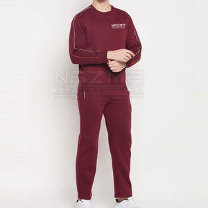 Survêtements à motif uni de style classique pour hommes de meilleure qualité 100% coton respirant vêtements de détente pour tous les âges vente en ligne pour l'hiver - Product Image 2