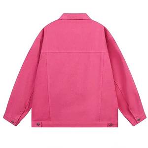 Veste en jean pour hommes de haute qualité surdimensionné à la mode vêtements décontractés pour hommes vestes en jean en bas quantité minimale de commande vente en gros - Product Image 2